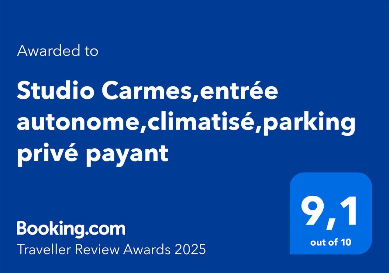 툴루즈 Meuble Tourisme Carmes 2 Etoiles, Entree Autonome,Wifi, Climatise, Petit Parking Prive 아파트 외부 사진